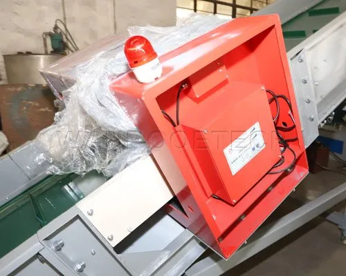 Aglomerador Compactador Densificador de Película Plástica de PP PE Detector de metales (opcional)